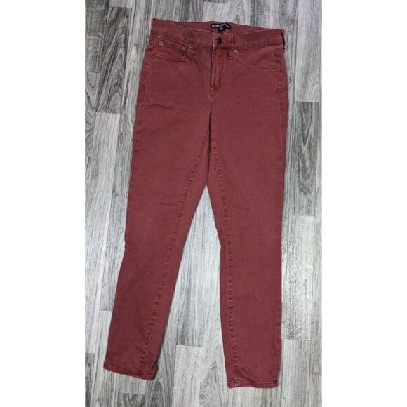J. Crew Womens Size 27 Mercantile Pockets Skinny Red Denim Jeans - Picture 1 of 12